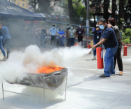SBS fortalece la respuesta ante emergencias con capacitación en manejo de extintores