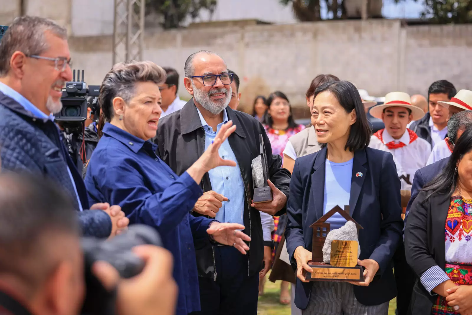 Puesta de la primera piedra Nidia Martinez Quetzaltenango No.82